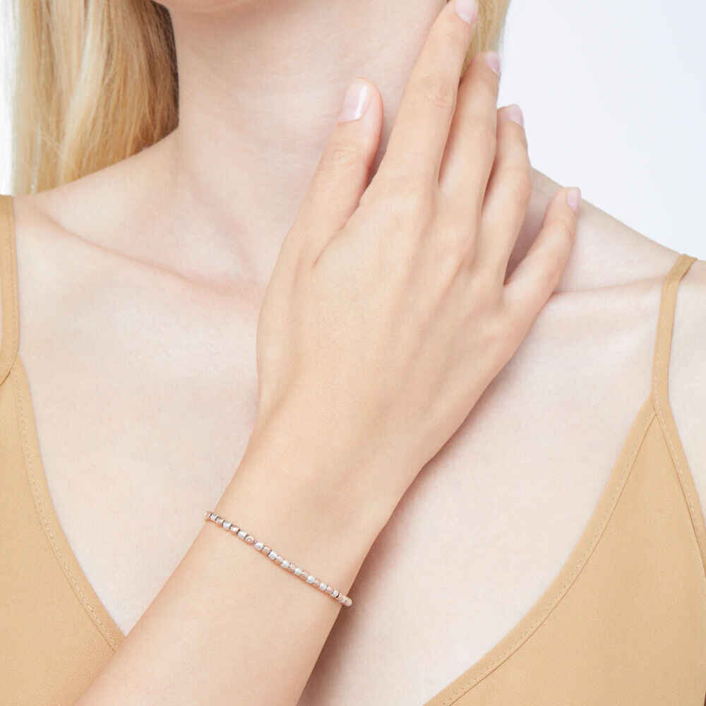 175852 DBC0002 GRANX G9AMX 100 Dodo mini granelli bracelet 9k rose gold silver steel h64b02994e516a6ce