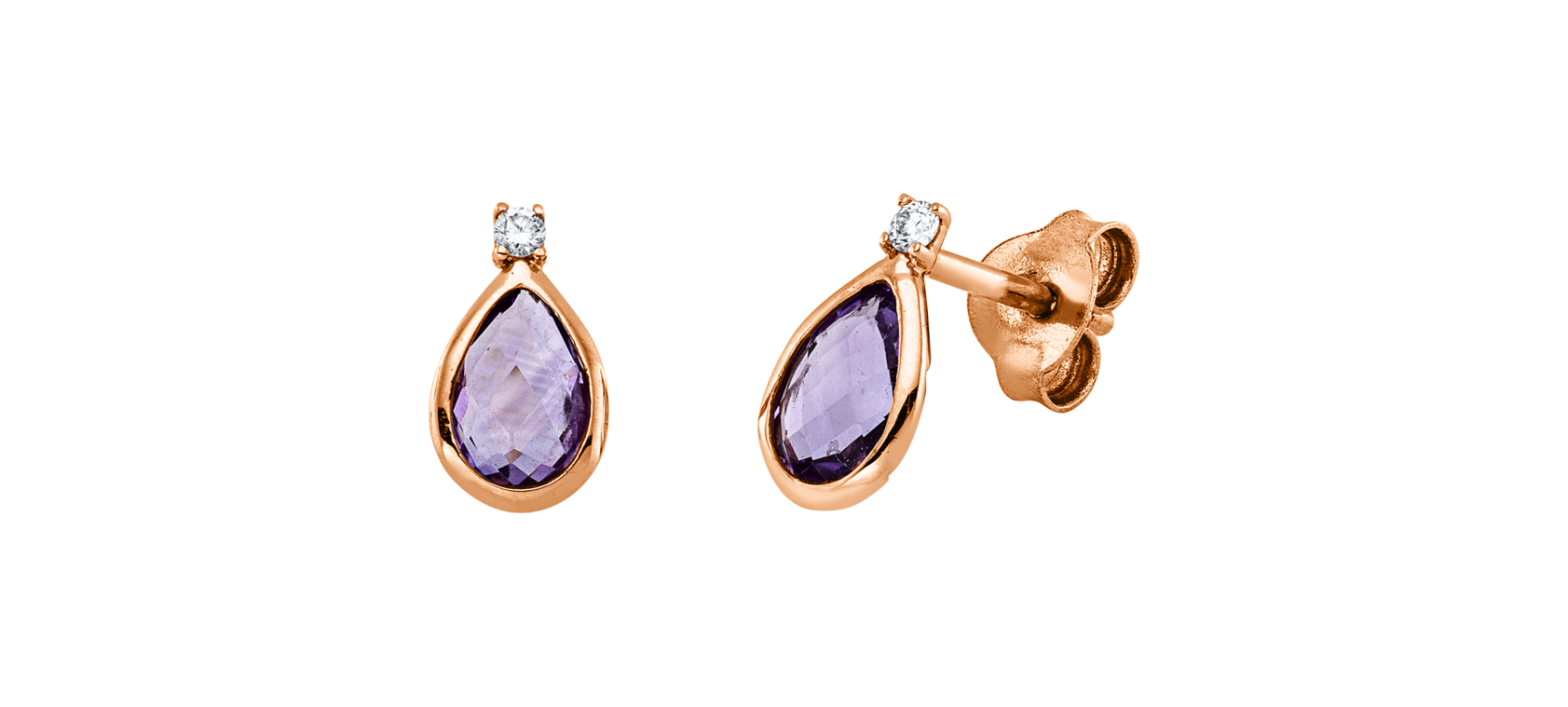 Brogle Classic Amethystohrstecker Brogle Classic Amethystohrstecker