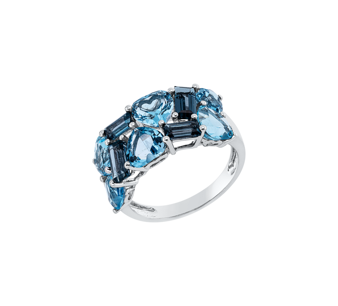 Brogle Classic colored stone ring