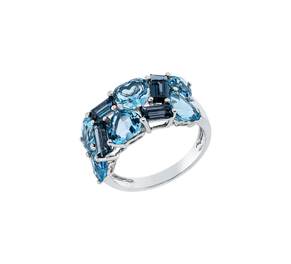 Brogle Classic colored stone ring