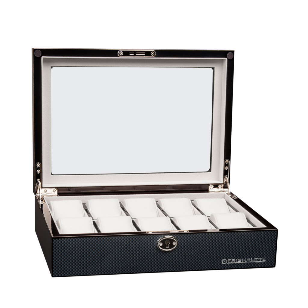 Designhütte Uhrenbox Chicago 10 - Carbon Designhütte Uhrenbox Chicago 10 - Carbon