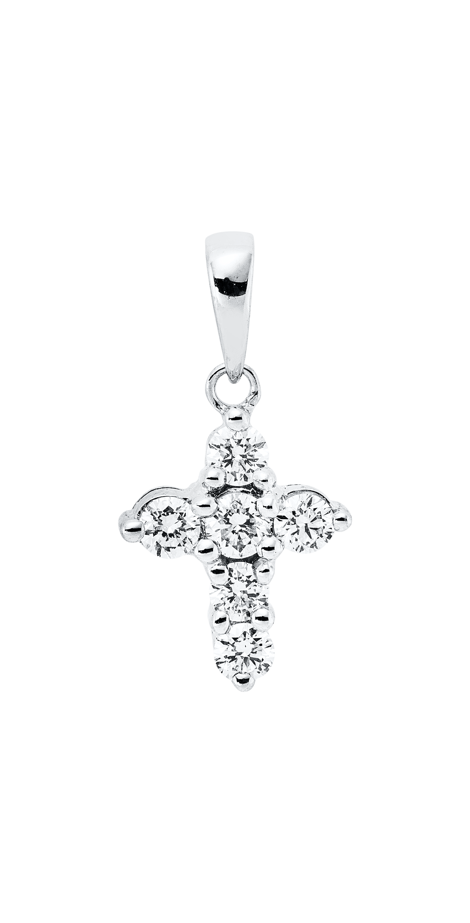 Brogle Classic Kreuzanhänger mit Diamanten Brogle Classic Kreuzanhänger mit Diamanten