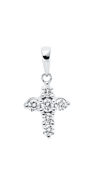 Brogle Classic Kreuzanhänger mit Diamanten Brogle Classic Kreuzanhänger mit Diamanten