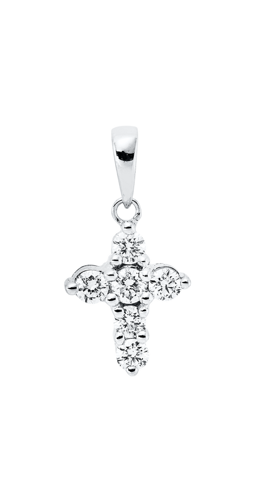 Brogle Classic Kreuzanhänger mit Diamanten Brogle Classic Kreuzanhänger mit Diamanten