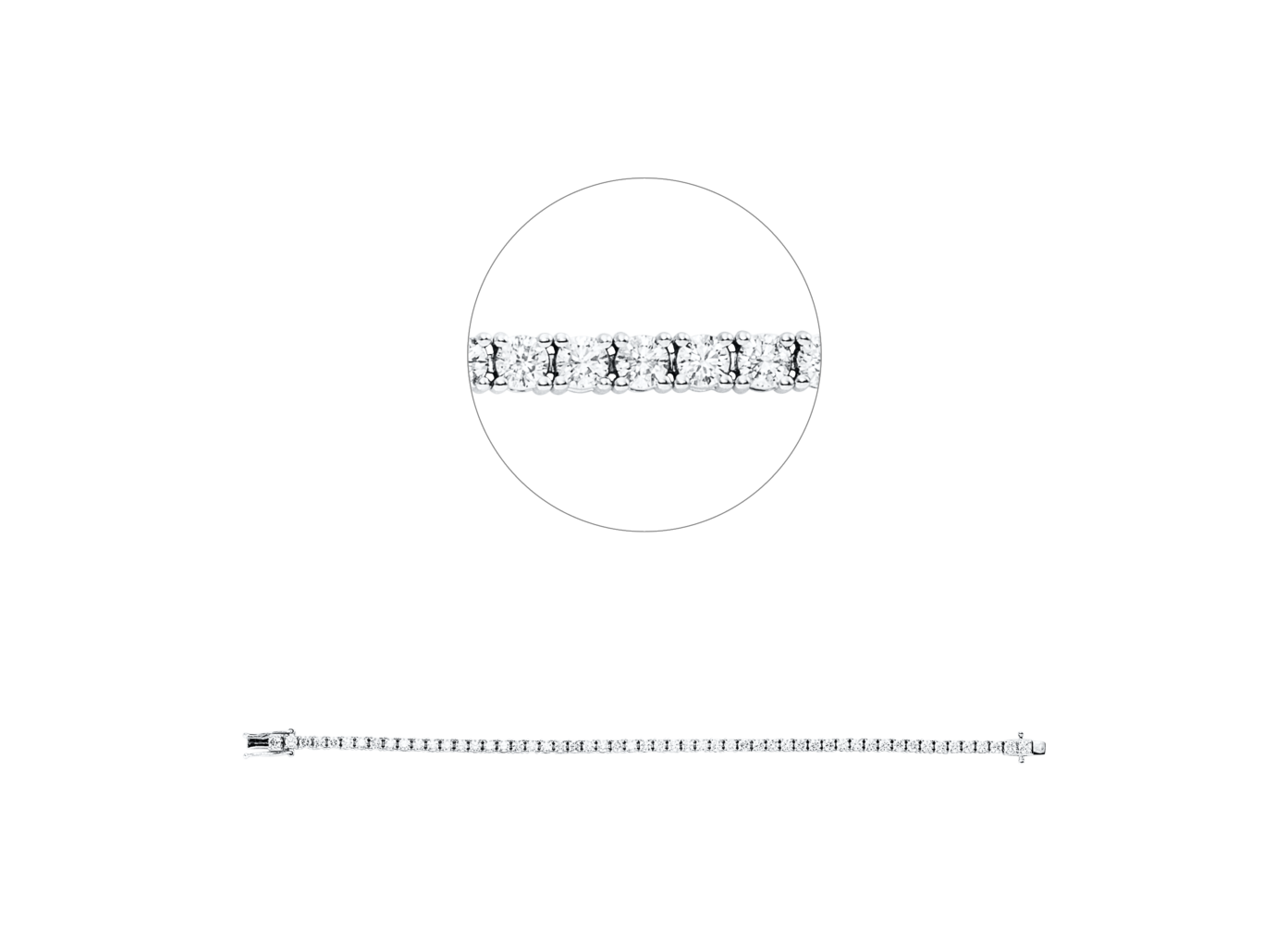 Brogle Selection tennis bracelet