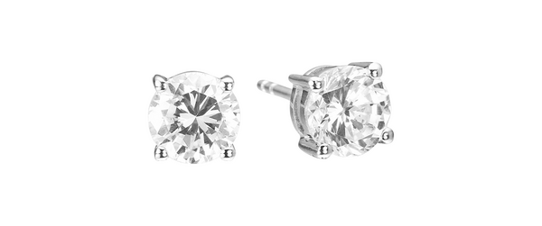 SIF Jakobs Princess Round Stud Earrings SIF Jakobs Princess Round Stud Earrings