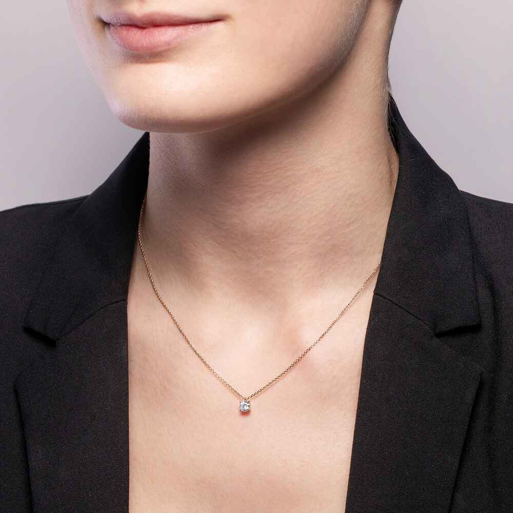 Brogle solitaire necklace Julia up to 0.5 carat