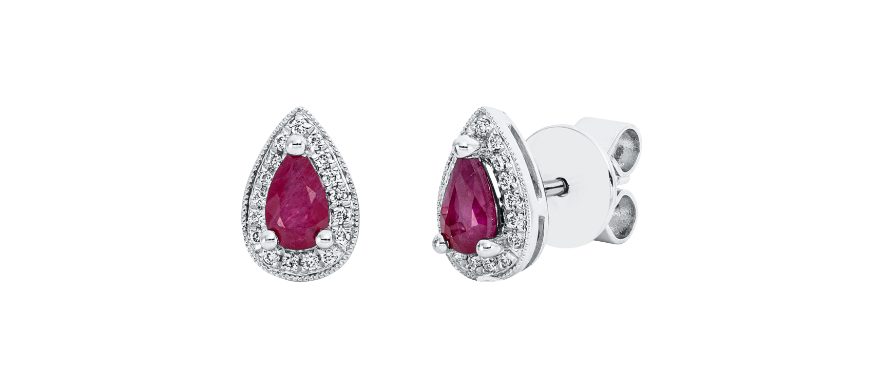 Brogle Classic ruby stud earrings Brogle Classic ruby stud earrings