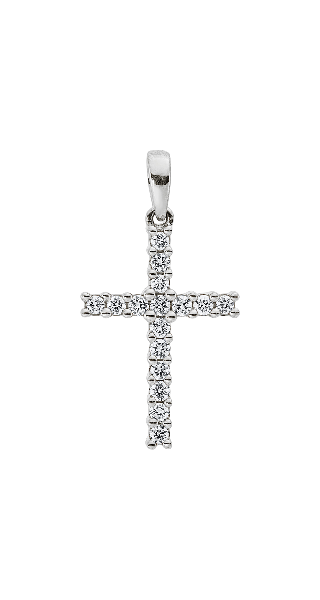 Brogle Classic Kreuzanhänger mit Diamanten