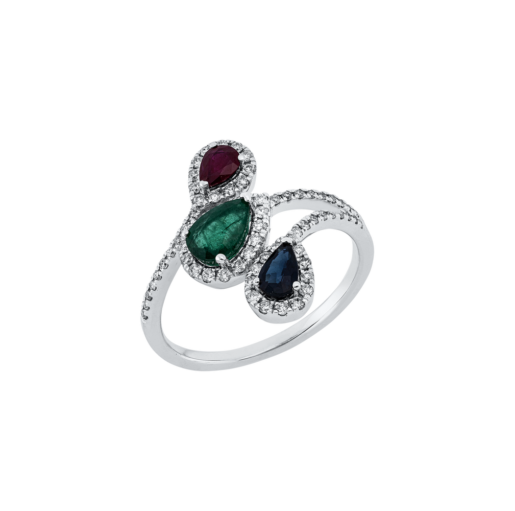 Brogle Classic colored stone ring Brogle Classic colored stone ring