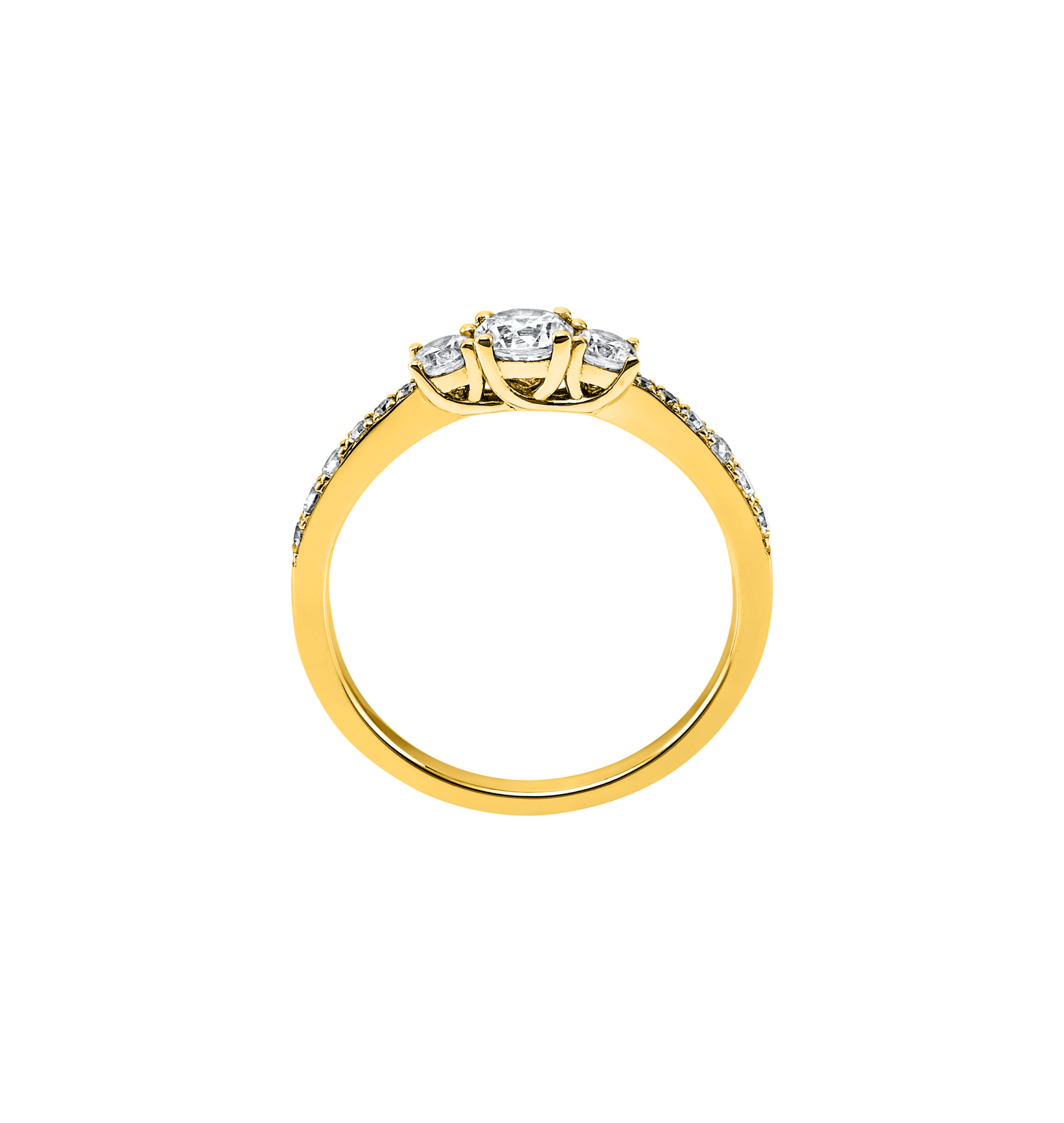 Brogle Solitaire Ring Trio Brogle Solitaire Ring Trio