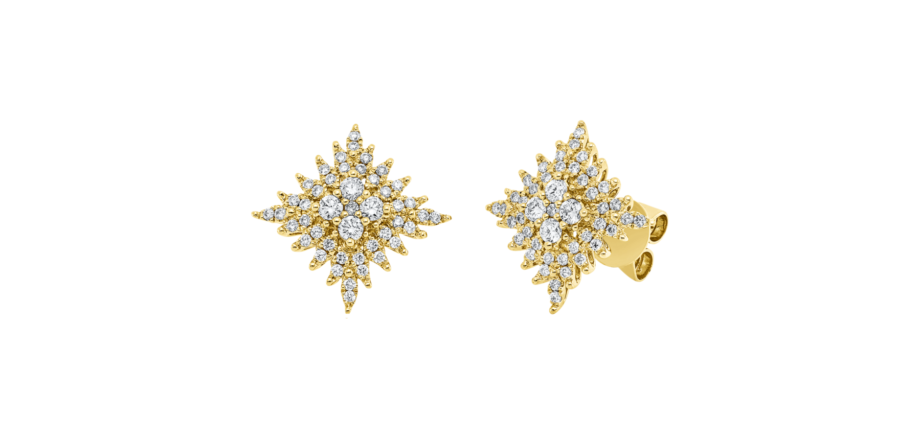 Brogle Classic diamond stud earrings