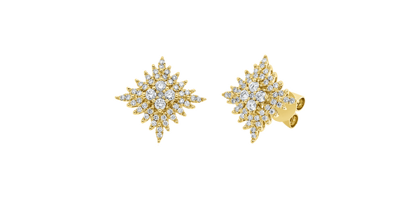 Brogle Classic diamond stud earrings