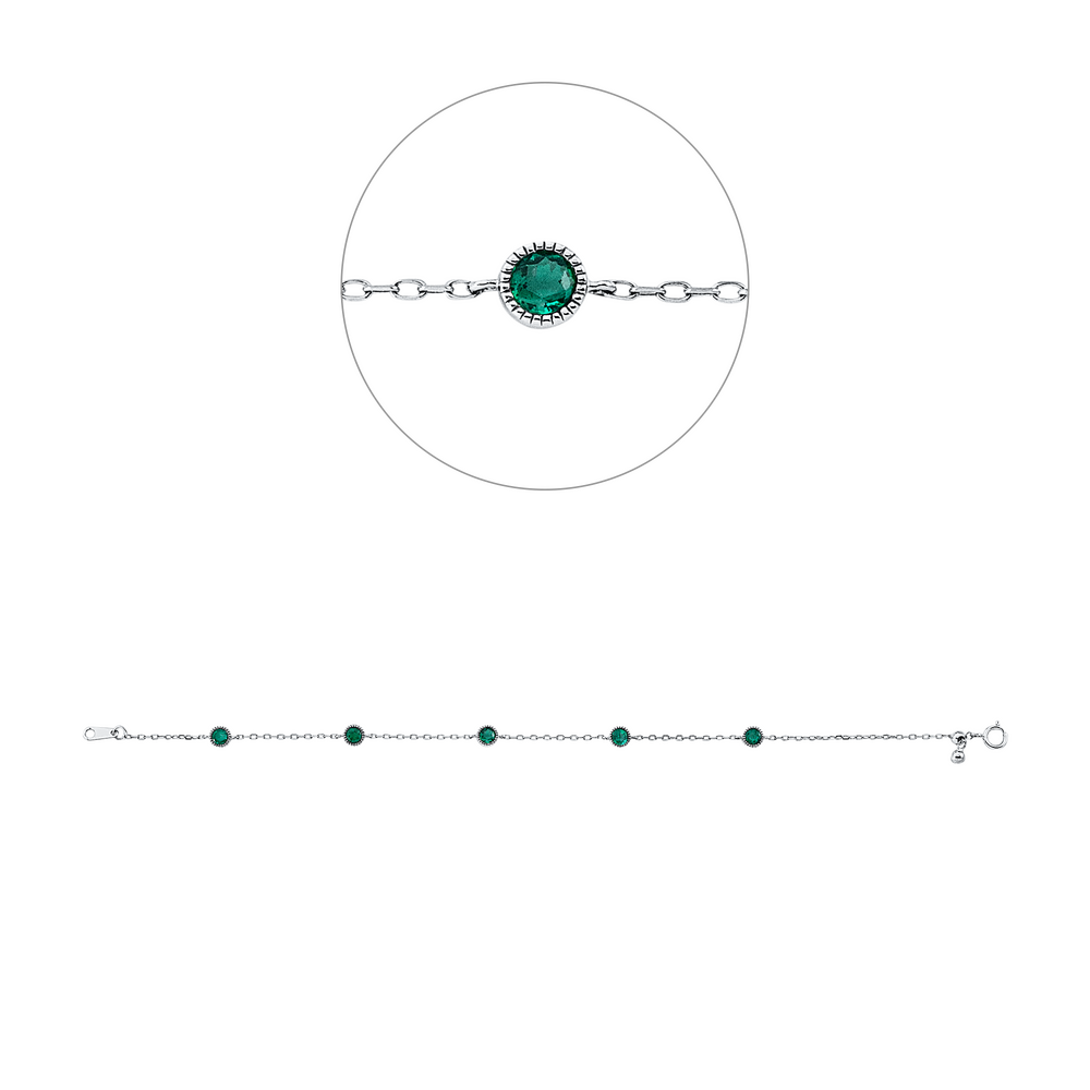 Brogle Classic emerald bracelet Brogle Classic emerald bracelet