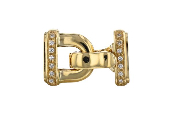 Brogle Classic pearl folding clasp, multi-row