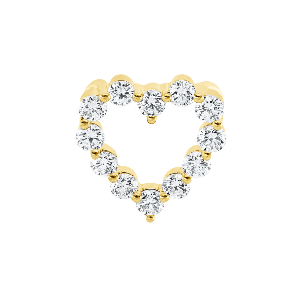 Brogle Classic Herzanhänger mit Diamanten