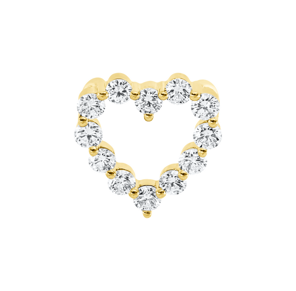 Brogle Classic Herzanhänger mit Diamanten