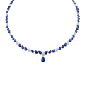 Brogle Selection sapphire necklace Brogle Selection sapphire necklace