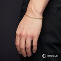 Brogle Classic anchor bracelet diamanté 4mm Brogle Classic anchor bracelet diamanté 4mm