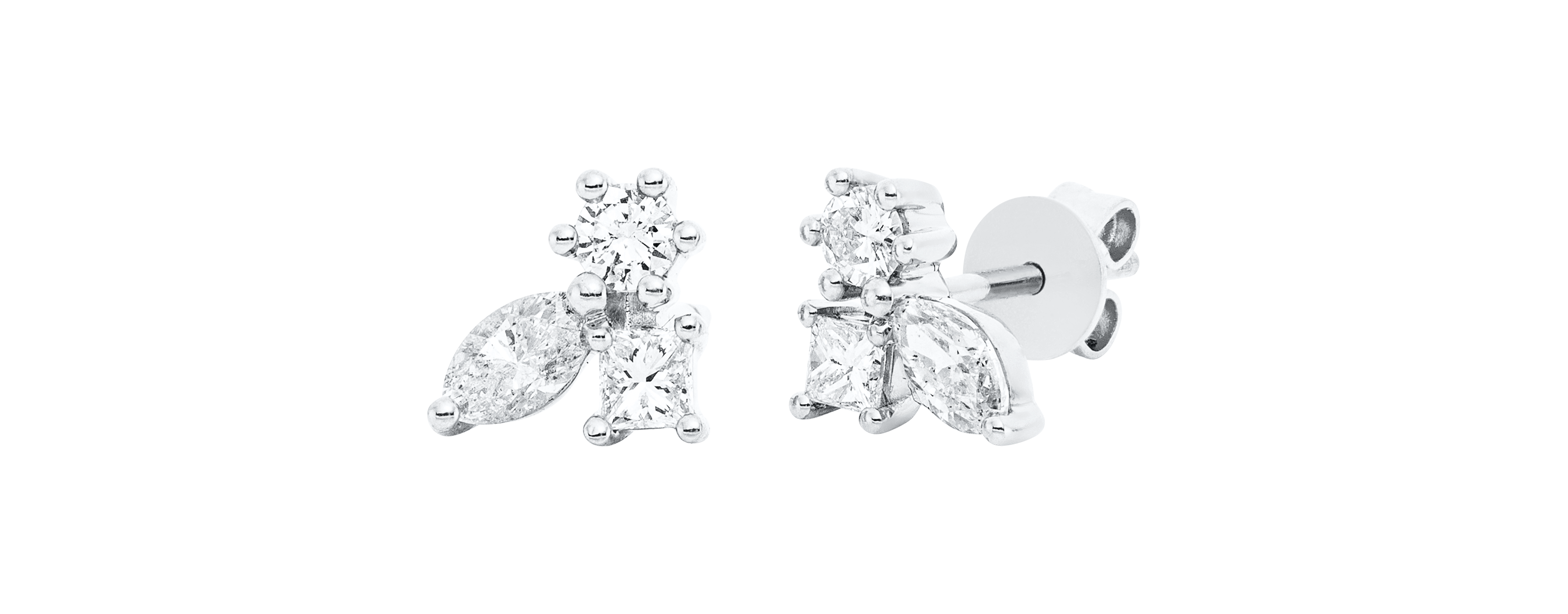 Brogle Classic diamond stud earrings