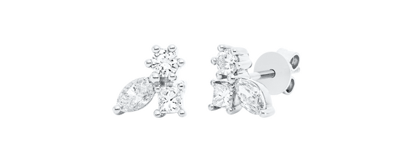 Brogle Classic diamond stud earrings