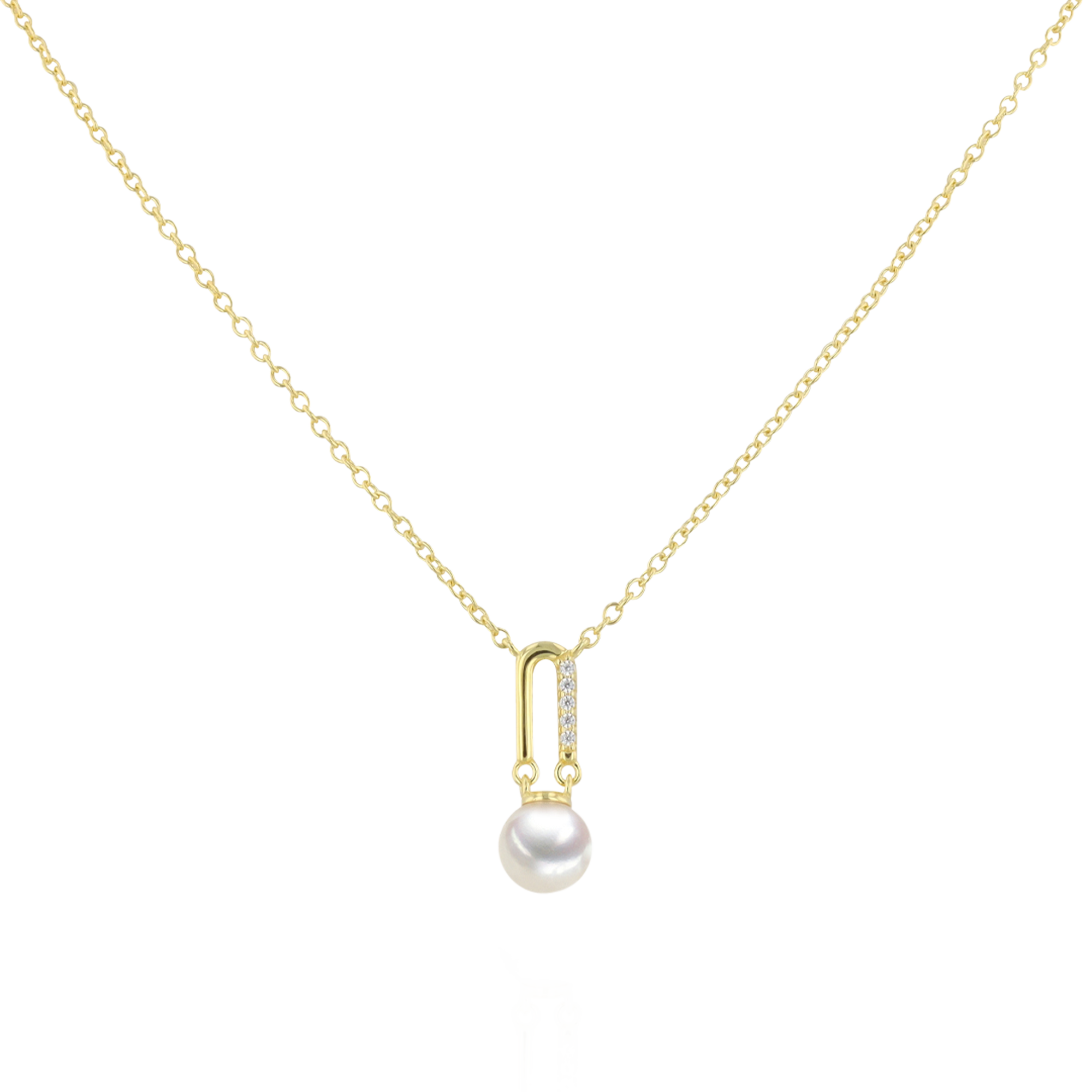 Brogle Classic necklace with freshwater pearl