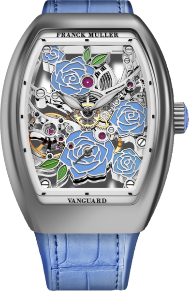 Franck Muller Vanguard Rose Skeleton 42.3 x 32mm