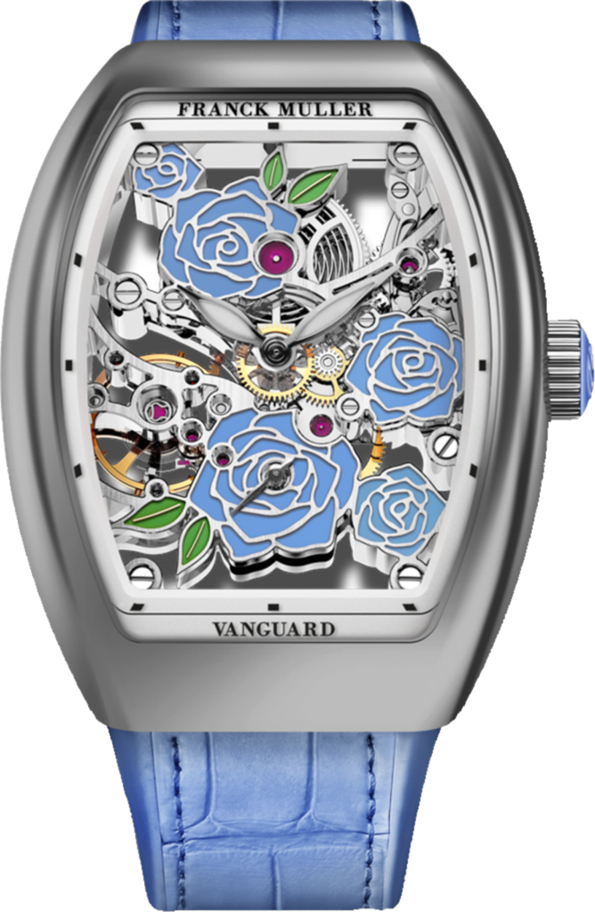 Franck Muller Vanguard Rose Skeleton 42.3 x 32mm Franck Muller Vanguard Rose Skeleton 42.3 x 32mm