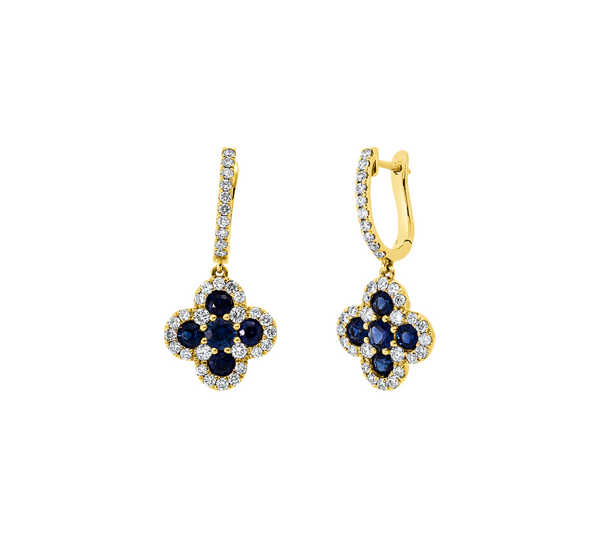 Brogle Selection sapphire hoop earrings Brogle Selection sapphire hoop earrings
