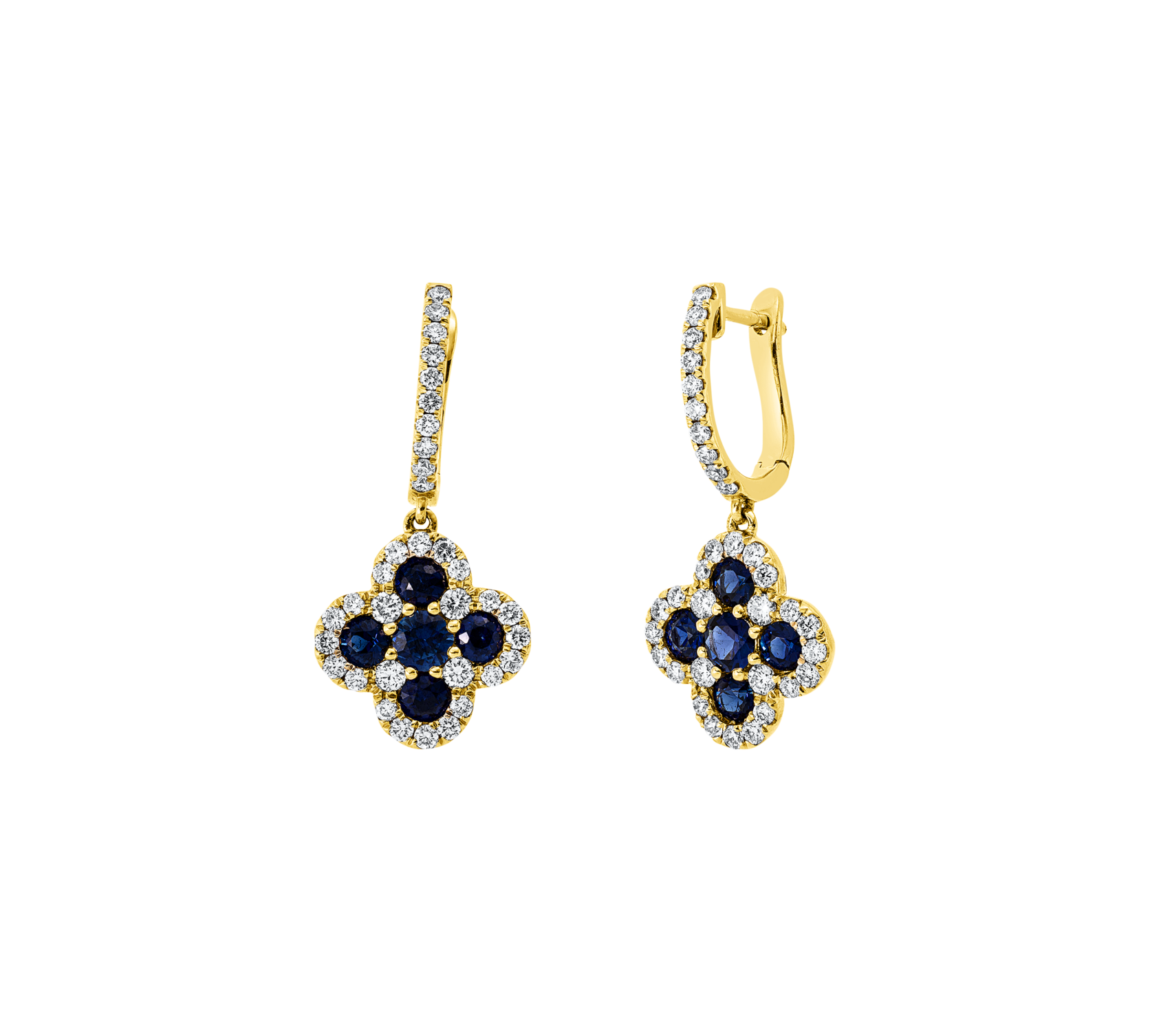 Brogle Selection sapphire hoop earrings Brogle Selection sapphire hoop earrings