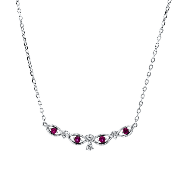 Brogle Classic Kette mit Rubinanhänger Brogle Classic Kette mit Rubinanhänger