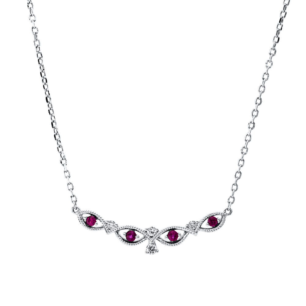 Brogle Classic Kette mit Rubinanhänger Brogle Classic Kette mit Rubinanhänger