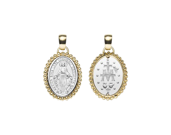 Brogle Classic bicolour gold pendant Madonna Brogle Classic bicolour gold pendant Madonna