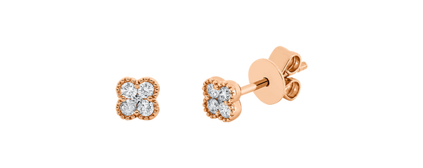 Brogle Classic diamond stud earrings