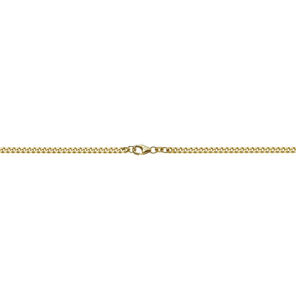 Brogle Classic curb chain 2-sided diamond-coated 3mm