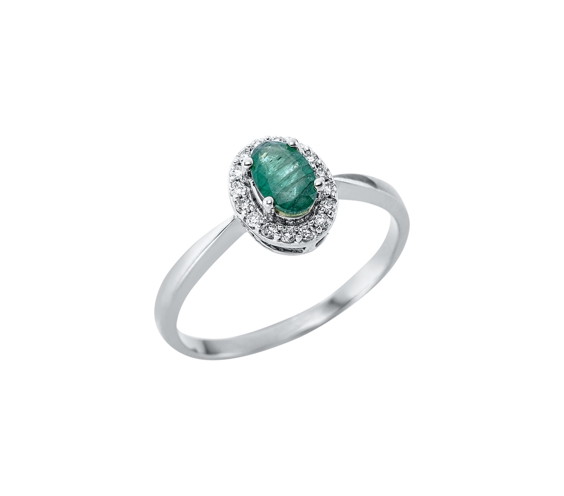 Brogle Classic emerald ring