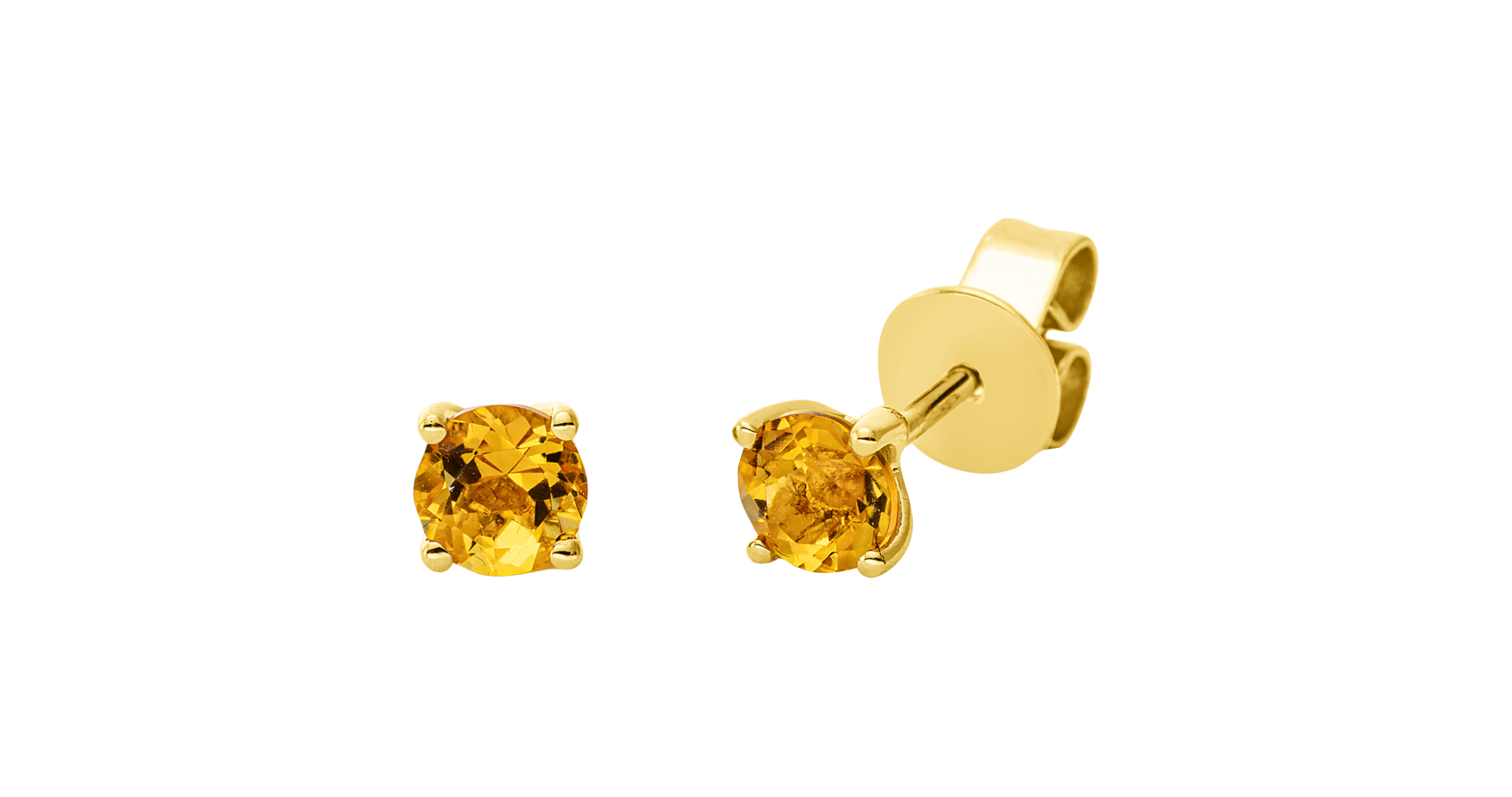 Brogle Classic citrine stud earrings Brogle Classic citrine stud earrings
