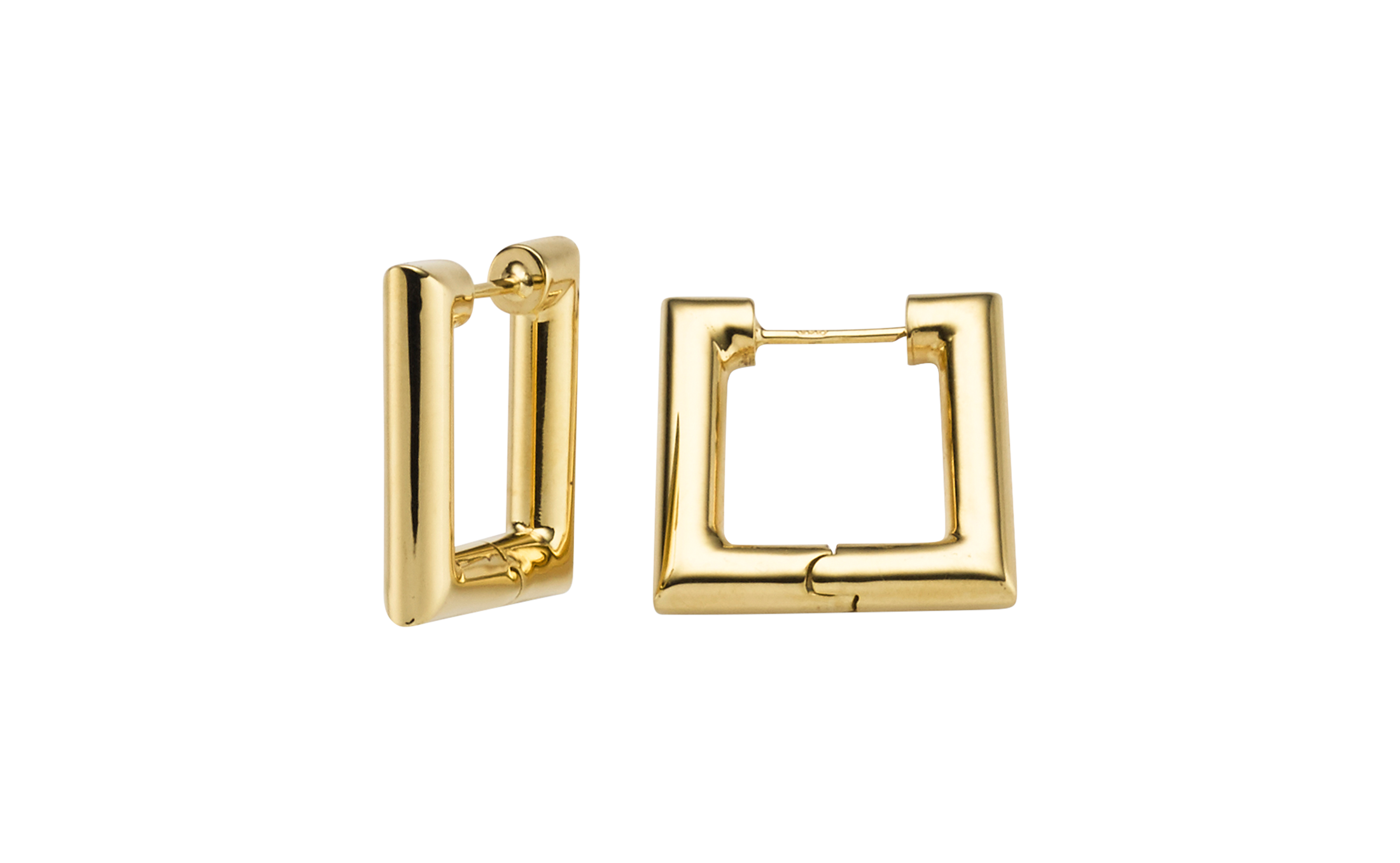 Brogle Classic gold hoop earrings Brogle Classic gold hoop earrings