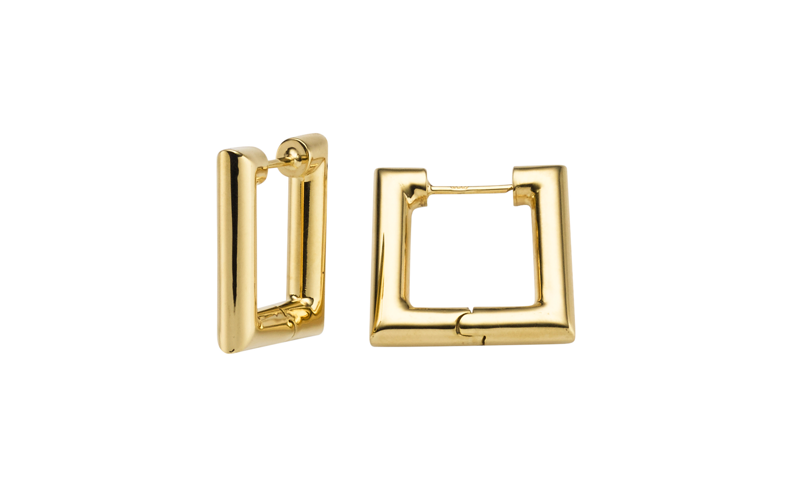 Brogle Classic gold hoop earrings Brogle Classic gold hoop earrings
