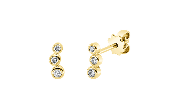 Brogle Classic diamond stud earrings