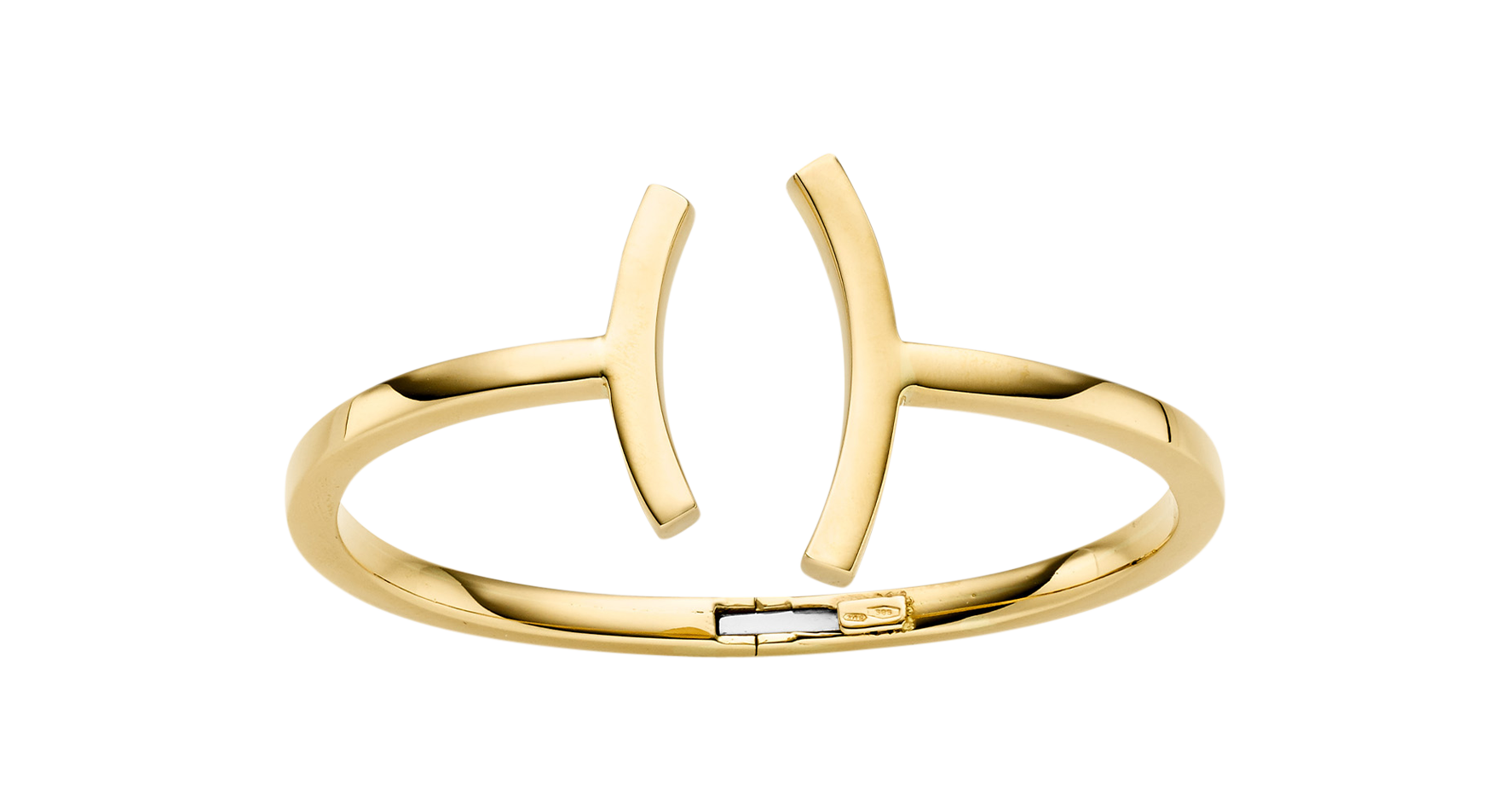 Brogle Classic gold bangle 4mm Brogle Classic gold bangle 4mm