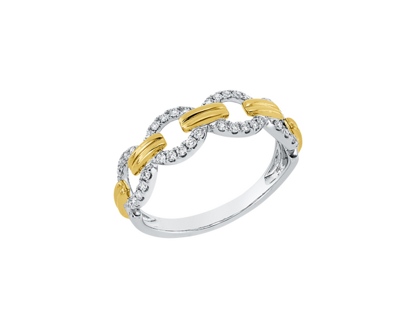 Brogle Classic Bicolor Diamond Ring