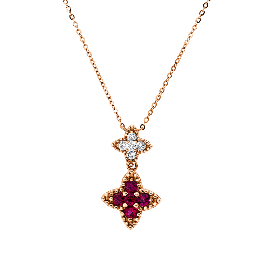 Brogle Classic Kette mit Rubinanhänger Brogle Classic Kette mit Rubinanhänger