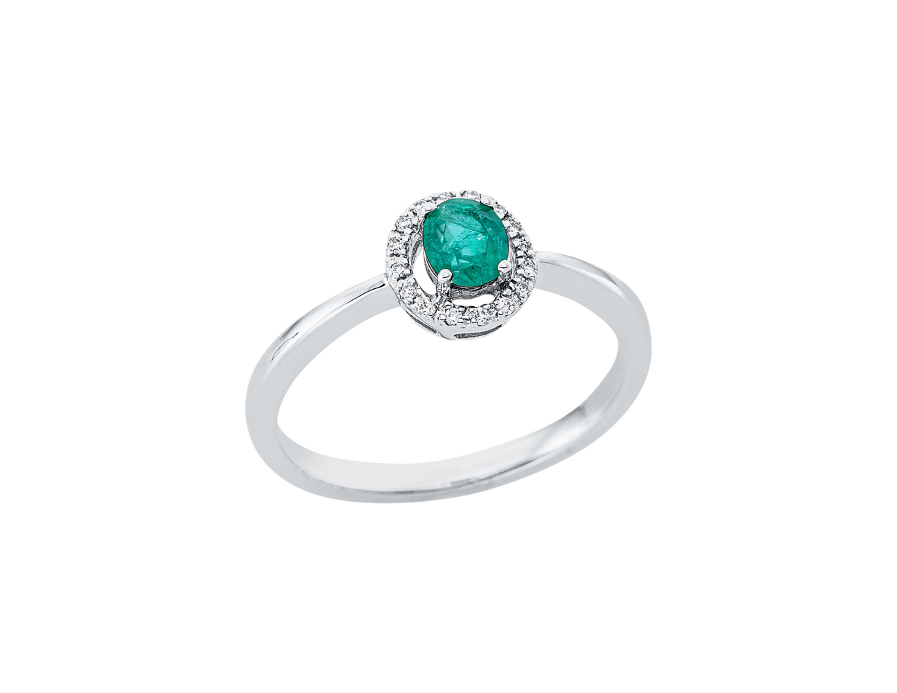 Brogle Classic emerald ring