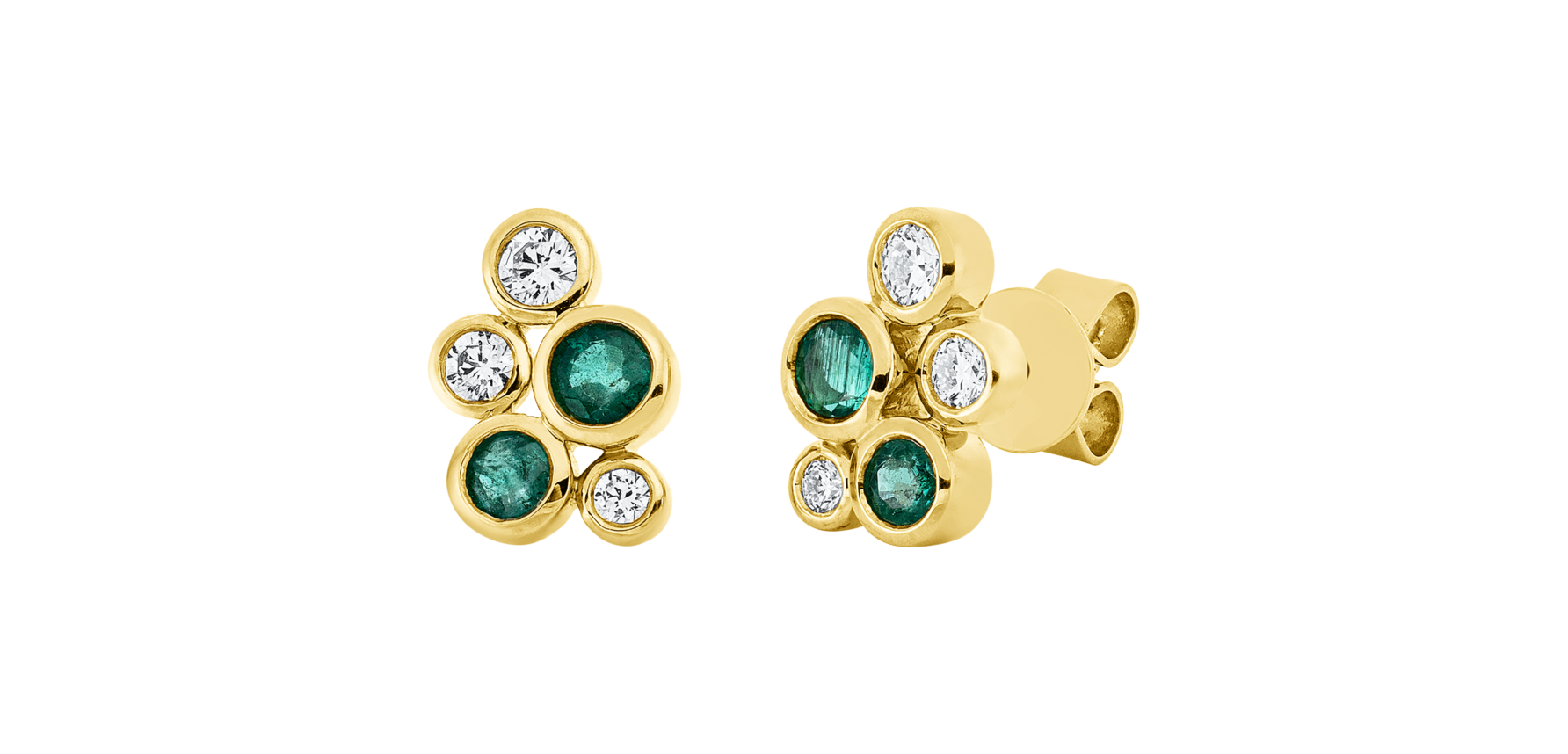 Brogle Classic emerald stud earrings Brogle Classic emerald stud earrings