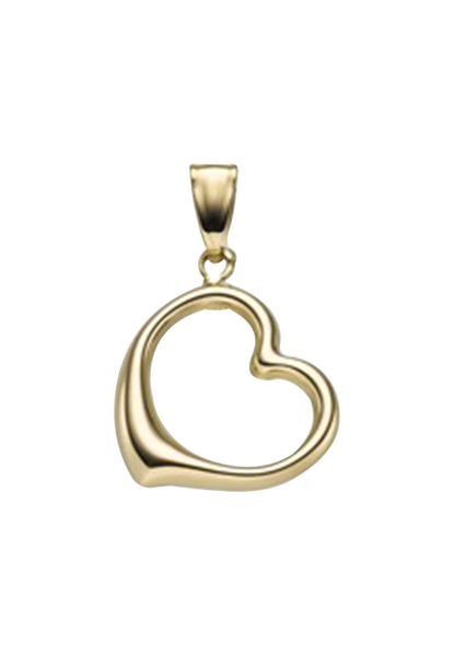 Brogle Classic heart pendant in gold Brogle Classic heart pendant in gold