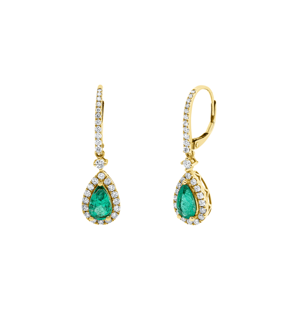Brogle Selection Smaragdohrhänger