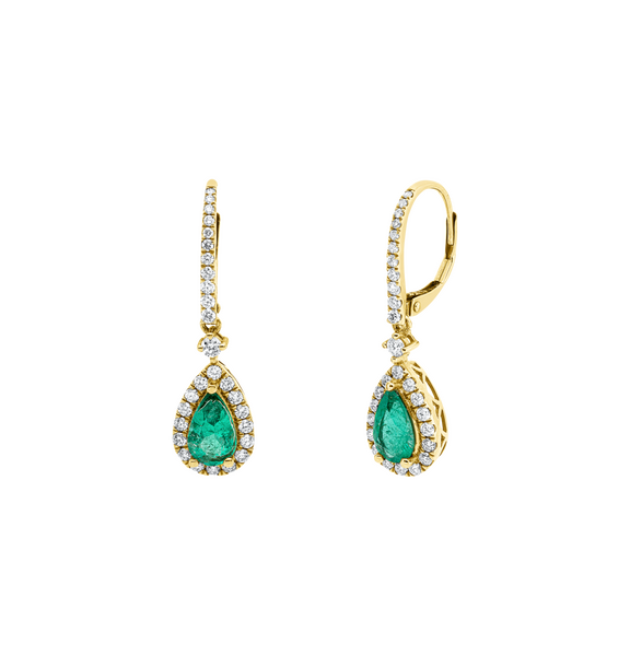 Brogle Selection Smaragdohrhänger