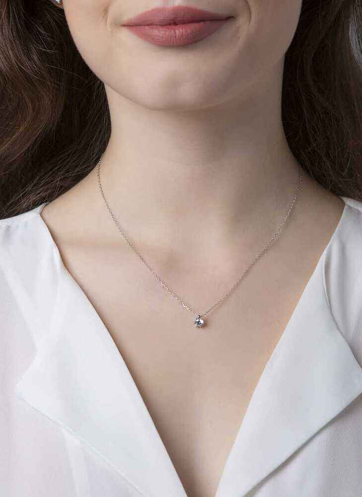 Brogle Selection necklace with Marie pendant up to 0.5 carat Brogle Selection necklace with Marie pendant up to 0.5 carat