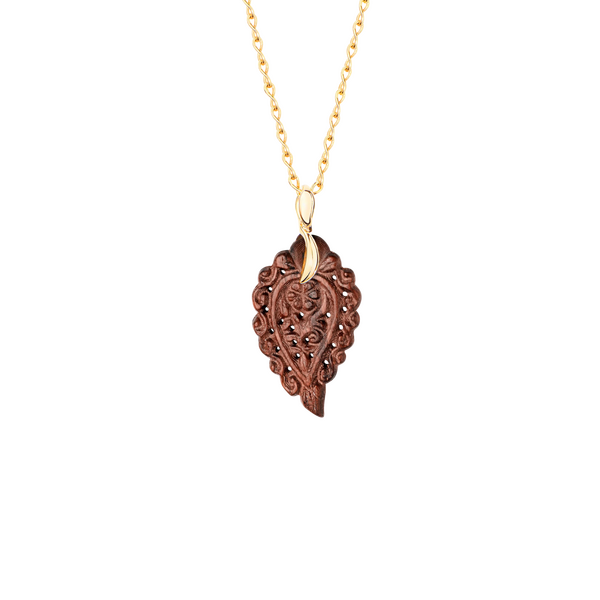 Tamara Comolli Leaf Snakewood S Anhänger